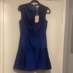 Ted Baker London Royal Blue Structured Bow Dress,